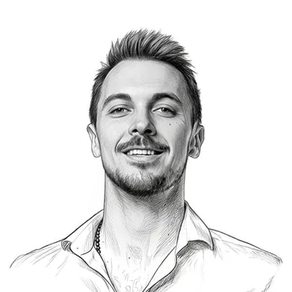 Portrait dessiné de Gabriel