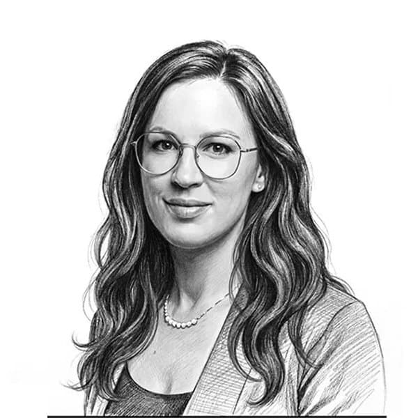Portrait dessiné de Linda